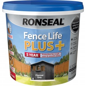 Ronseal Fence Life Plus 5 Litre Charcoal Grey