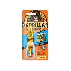Gorilla Super Glue Brush & Nozzle 12g
