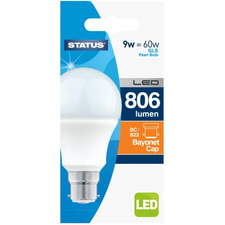 Status LED A60 806lm Opal 10W