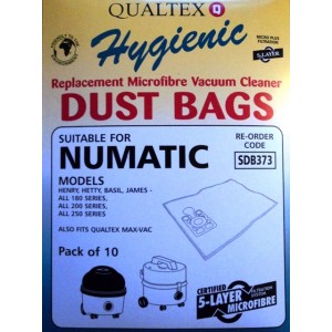 Numatic Henry AS200 Microfibre Bags