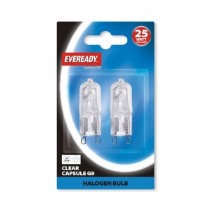 Eveready G9 Capsule Clear BL2 25W