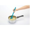 KitchenCraft Colourworks Silicone Covered Cooking Spoon 30cm - Blue