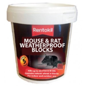 Rentokil Mouse & Rat Weatherproof Blocks