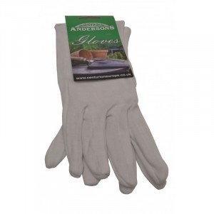 Andersons Cotton Gloves Medium