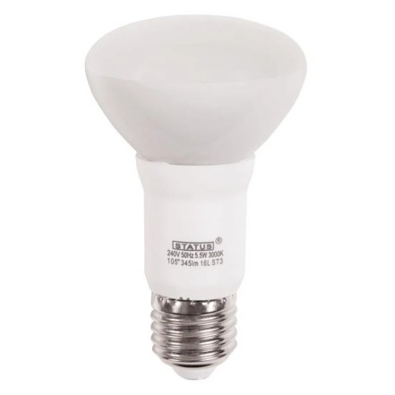 Status R63 Spot Pearl Bulb LED 6W=40W Warm White