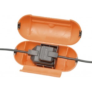 Masterplug Splashproof Plug & One Gang Socket Cover