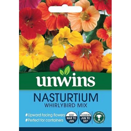 Unwins Nasturtium Whirlybird Mix