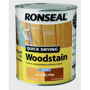 Ronseal Quick Drying Woodstain Satin 750ml
