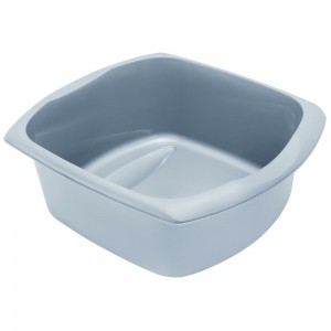 Addis Eco Rectangular Washing Up Bowl 10 Litre Grey