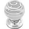 Centurion Clear Glass Swirl Knobs 30mm Pack 2