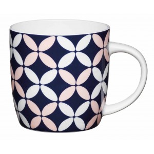 KitchenCraft Mug Barrel Petals 425ml