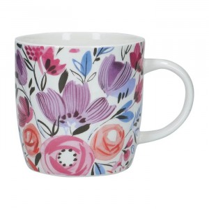 KitchenCraft Mug Barrel Modern Rose 425ml