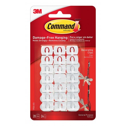 3M Command Mini Hooks White