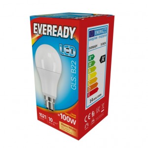 Eveready LED GLS Bulb Warm White B22 14 Watt