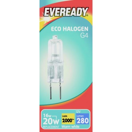 Eveready Halogen Capsule G4 20W 12V