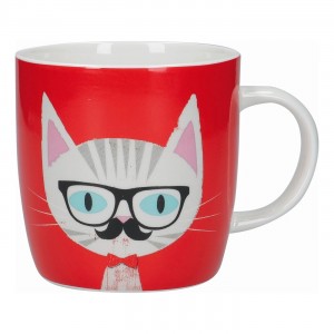 KitchenCraft Barrel Mug 425ml Cat Specs
