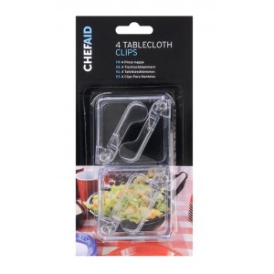 Chef Aid Table Cloth Clips - 4 Pack