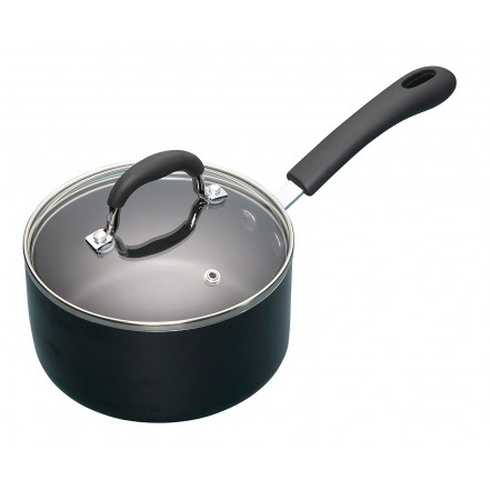 KitchenCraft MasterClass Aluminium Non-Stick Enamel Saucepan/Lid