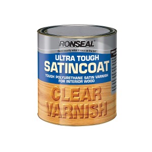 Ronseal Ultra Tough Satincoat Clear Satin Varnish