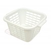 Addis 24 Litre Square Laundry Basket - White