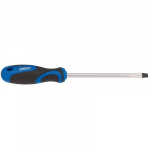 Faithfull Plain Slot Screwdriver with Soft Grip Handles