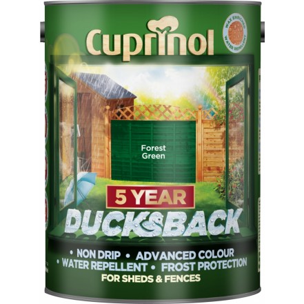 Cuprinol Ducksback 5 Litre Forest Green