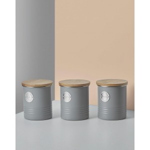 Typhoon Living Collection Storage Canisters Grey