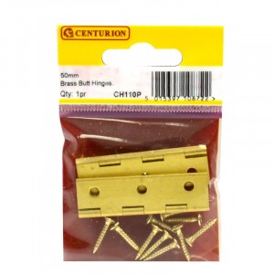 Centurion Brass Butt Hinges (Pair)