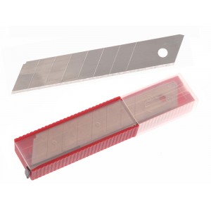 Faithfull Snap-Off Trimming Knife Blades Pack 10