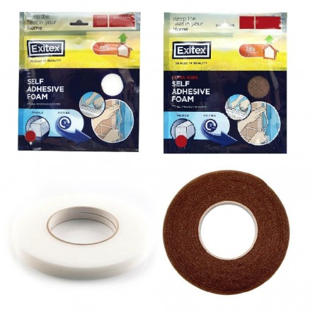 Exitex Foam Draught Excluder 15 Metre
