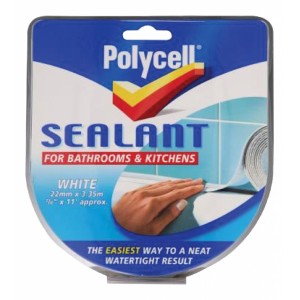 Polycell Sealant Strip Bathroom & Kitchen - White