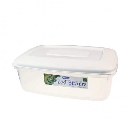 Whitefurze Plastic Food Storage Container Clear