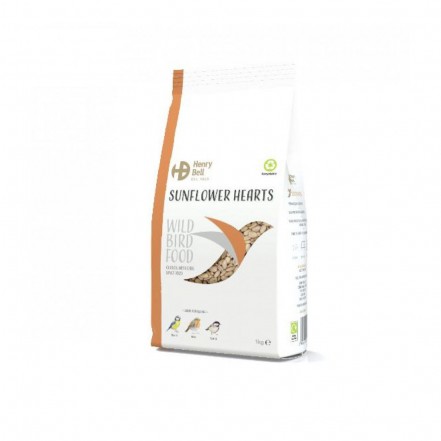 Henry Bell Wild Bird Food Sunflower Hearts 1kg